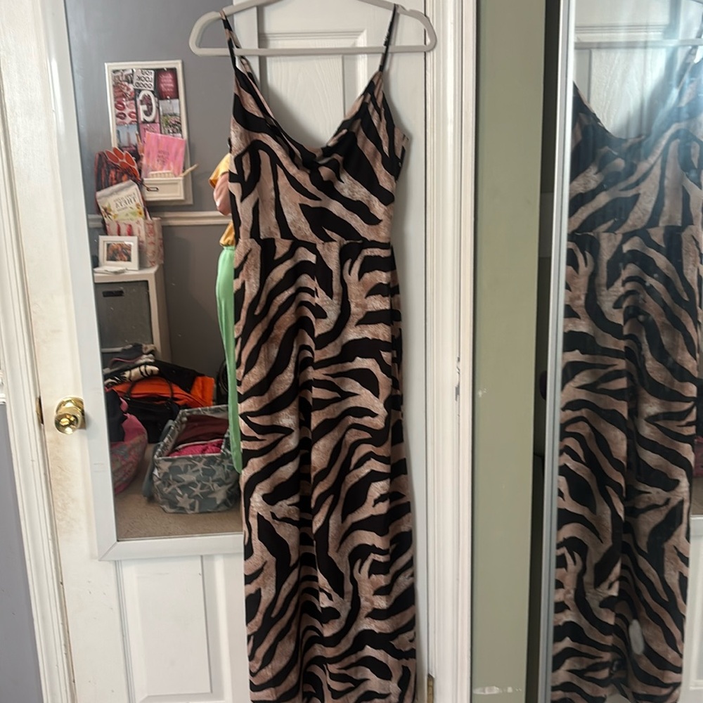 Venus animal print Jumpsuit size 8